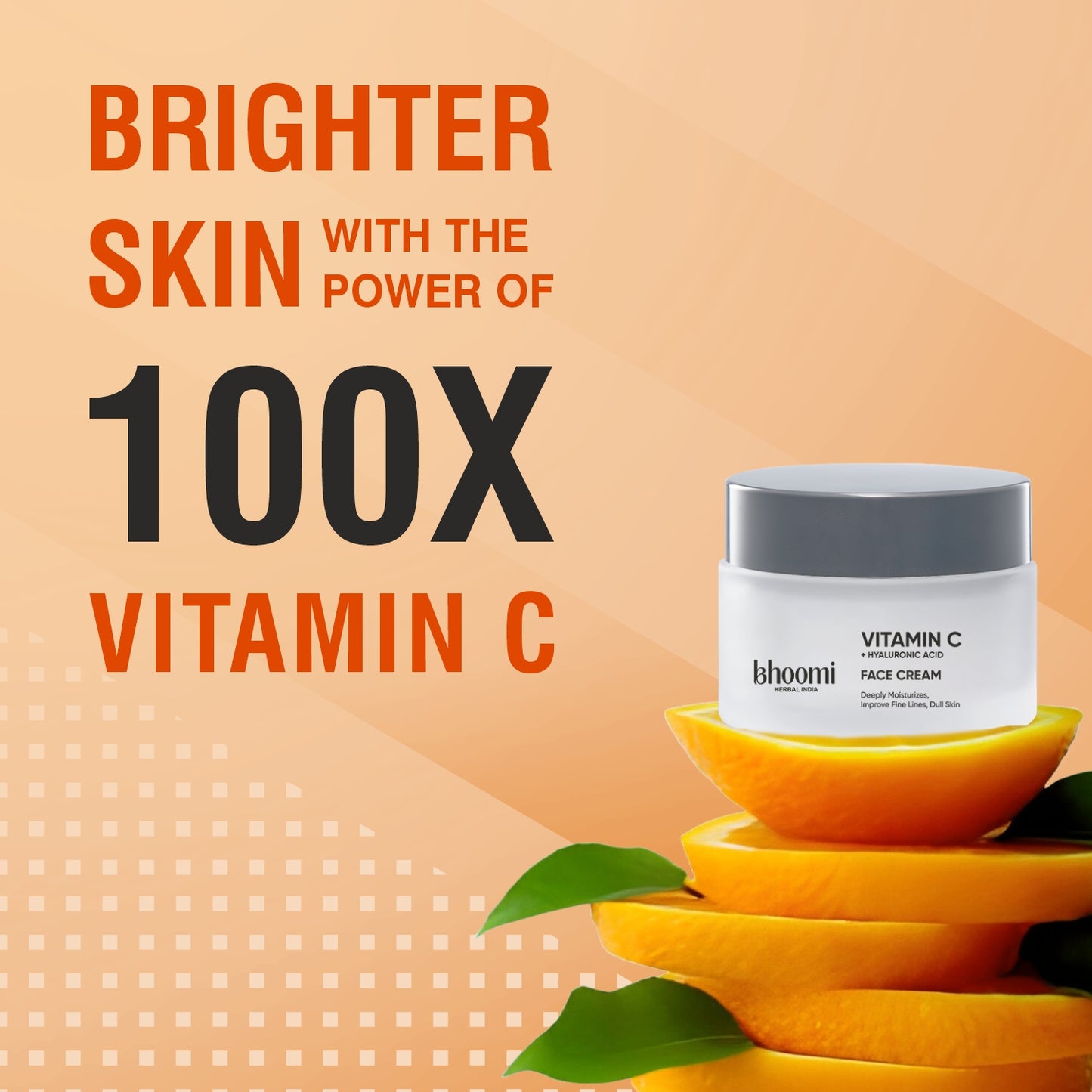 Bhoomi Herbal India Vitamin C + Hyaluronic Acid Face Cream (50gm)