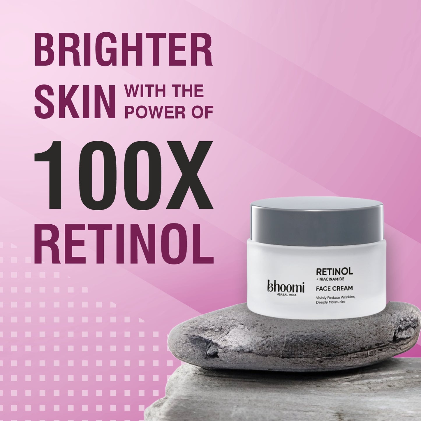 Bhoomi Herbal India Retinol + Niacinamide Face Cream (50gm)