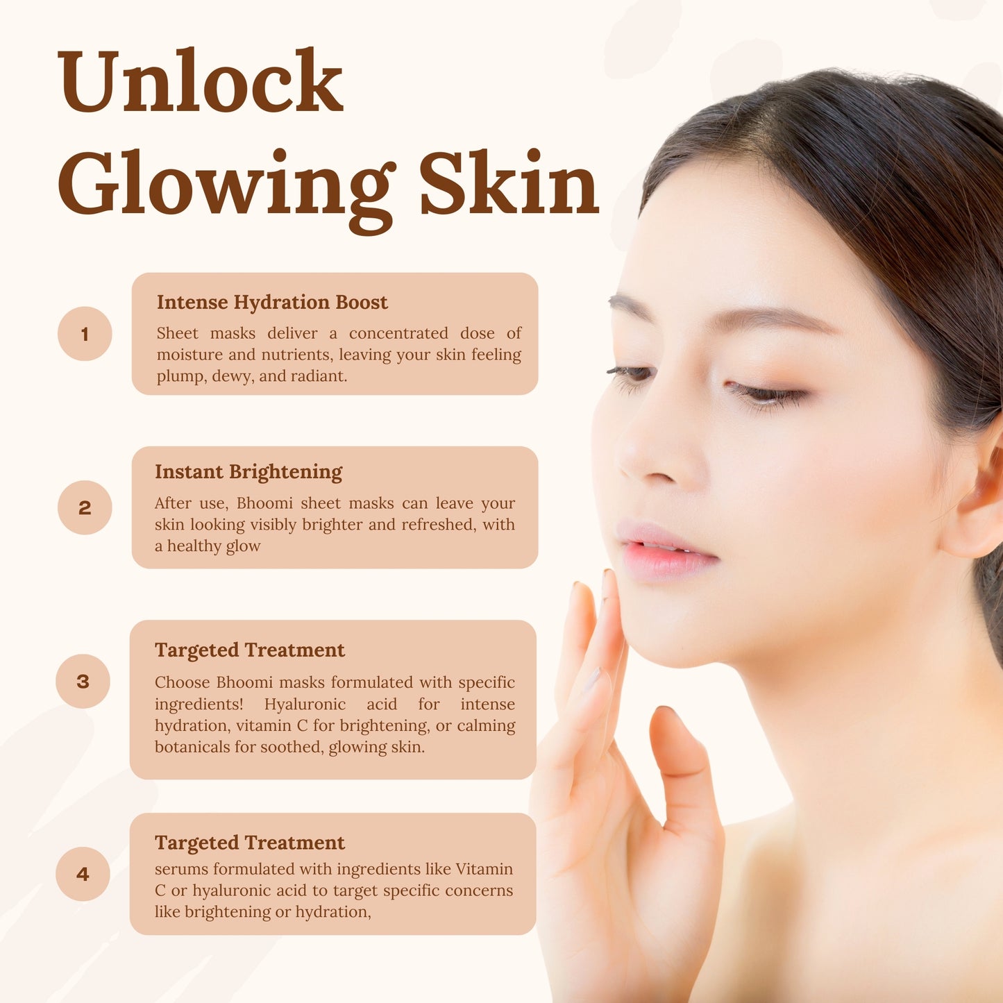 Pack of 5 Sheet Mask with different Flavor