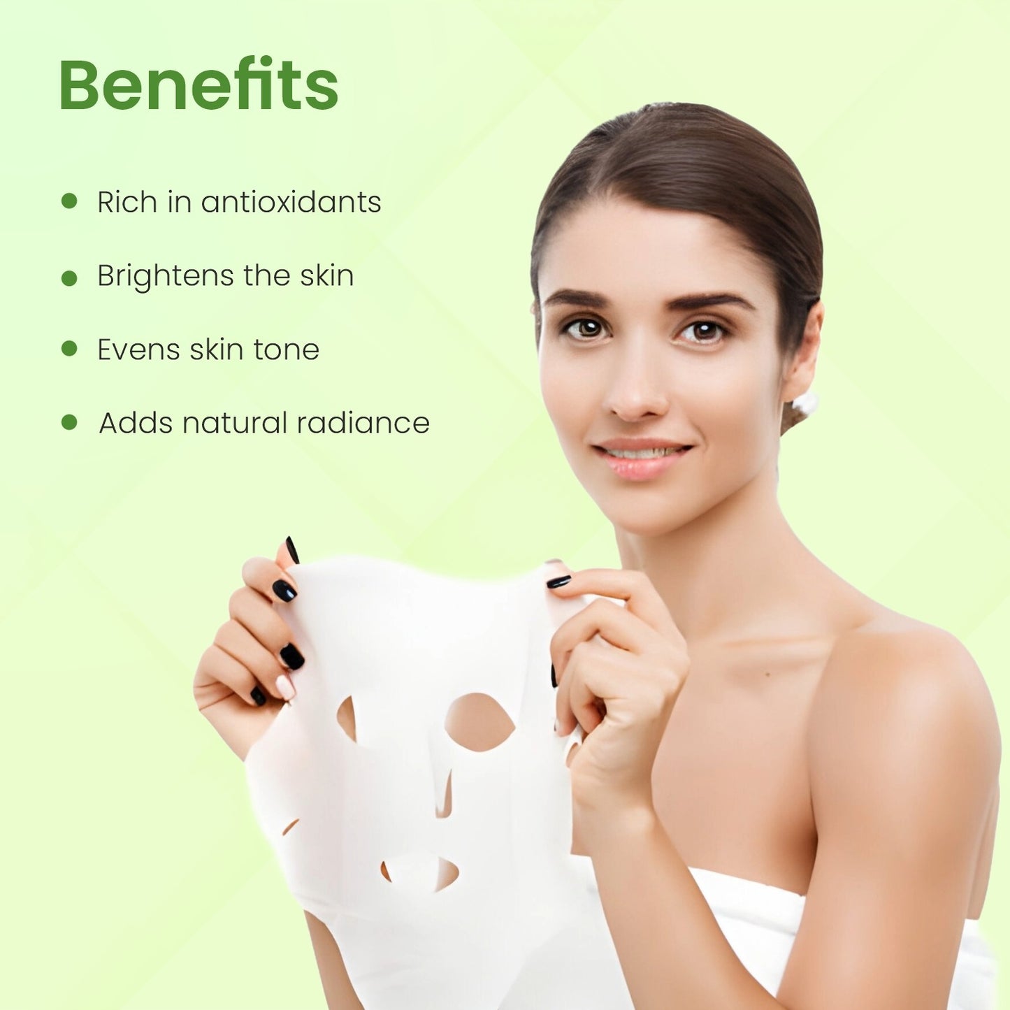 Bhoomi Herbal India Niacinamide Sheet Mask (20 ml)- Pack of 10