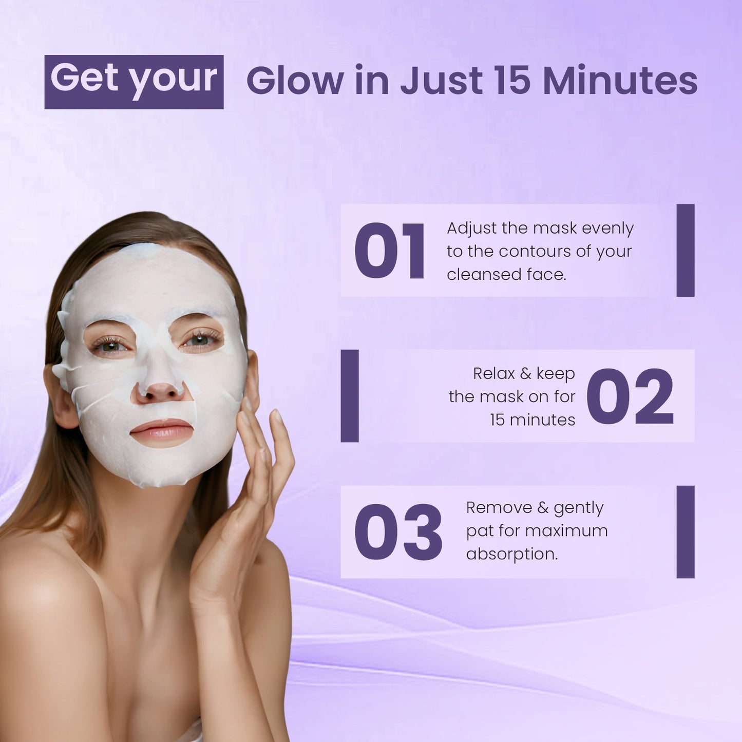 Bhoomi Herbal India Collagen and Peptide Sheet Mask (20 ml)