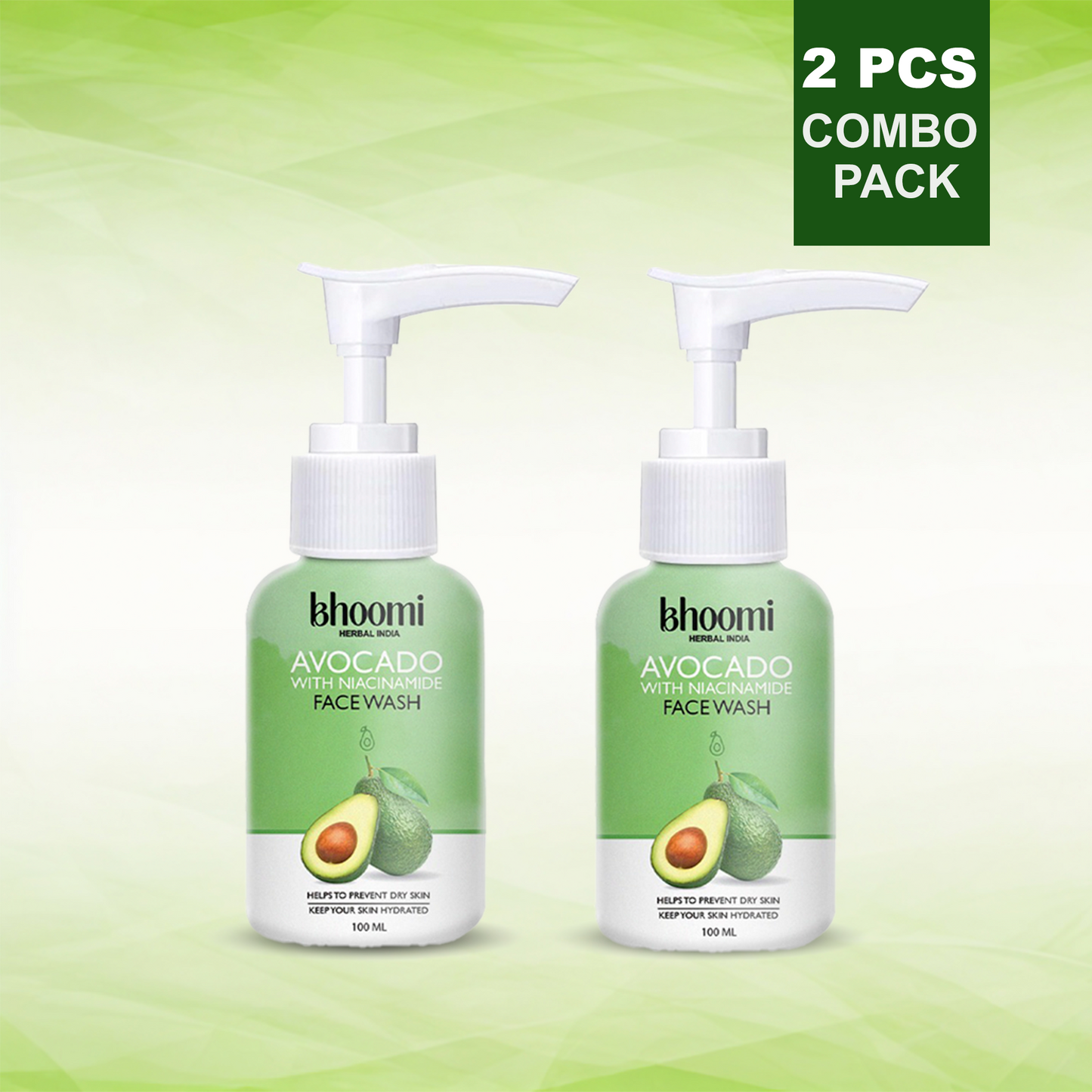 Bhoomi Herbal India Avocado with Niacinamide Face Wash- Pack of 1
