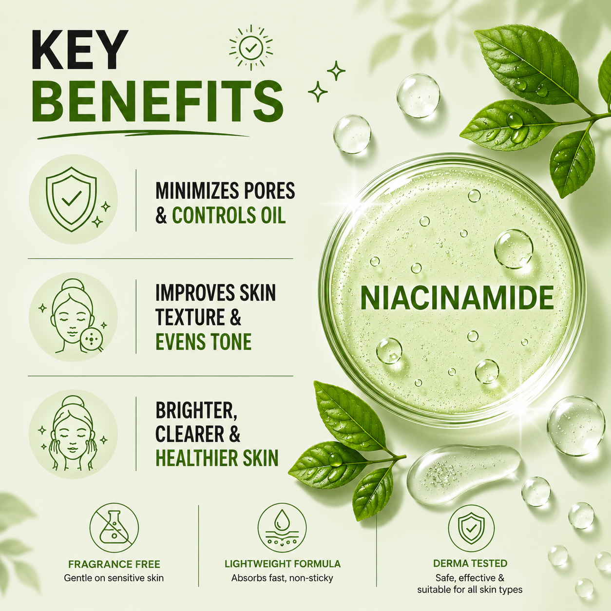 Bhoomi herbal India Niacinamide Face Serum 30 ml: 10% Niacinamide
