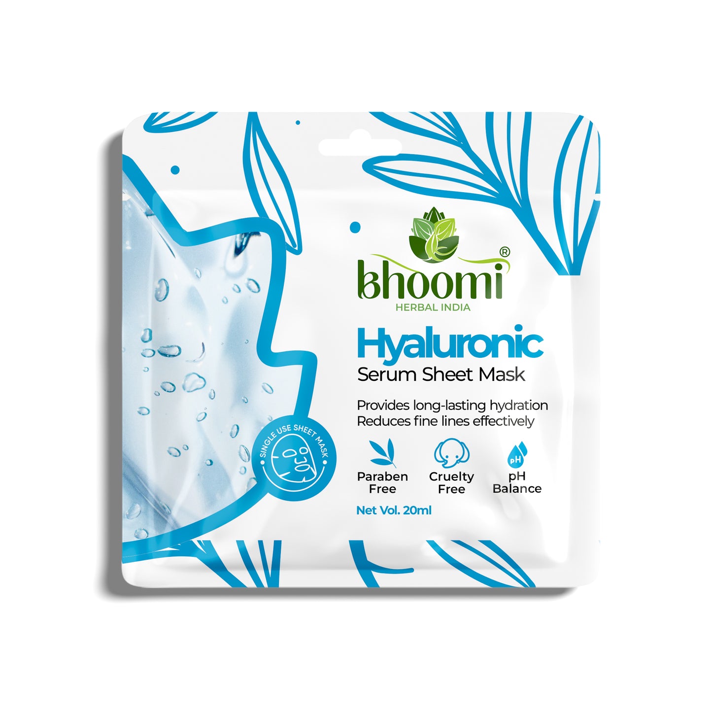 Pack of 4 Serum Sheet Mask with Different Flavor