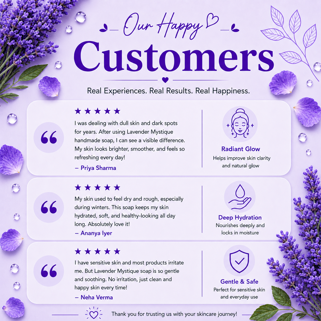 Bhoomi Herbal India Lavender Mystique Soap