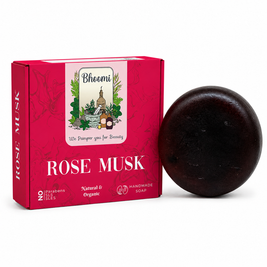 Bhoomi Herbal India Rose Musk Soap
