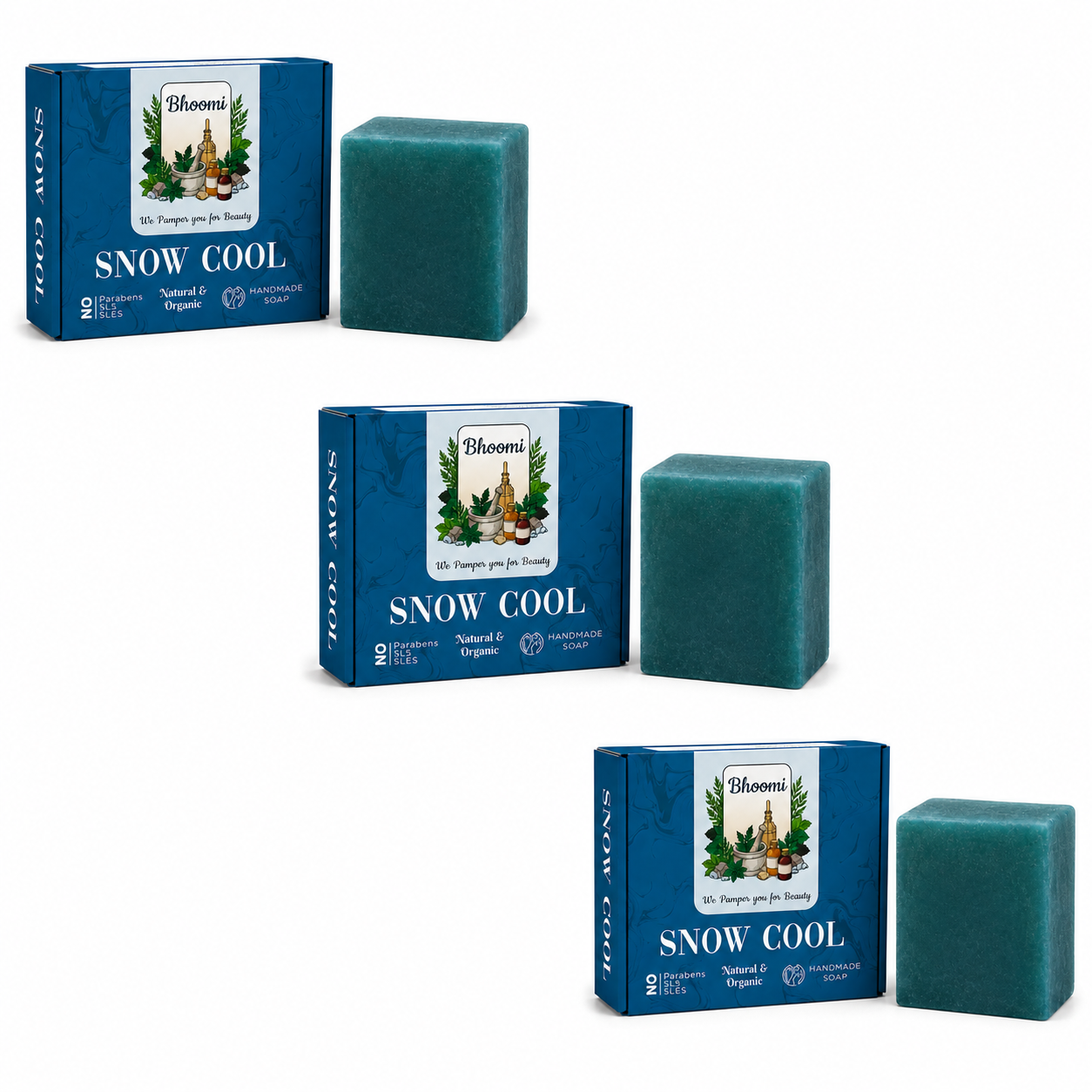 Bhoomi Herbal India Snow Cool Handmade Soap