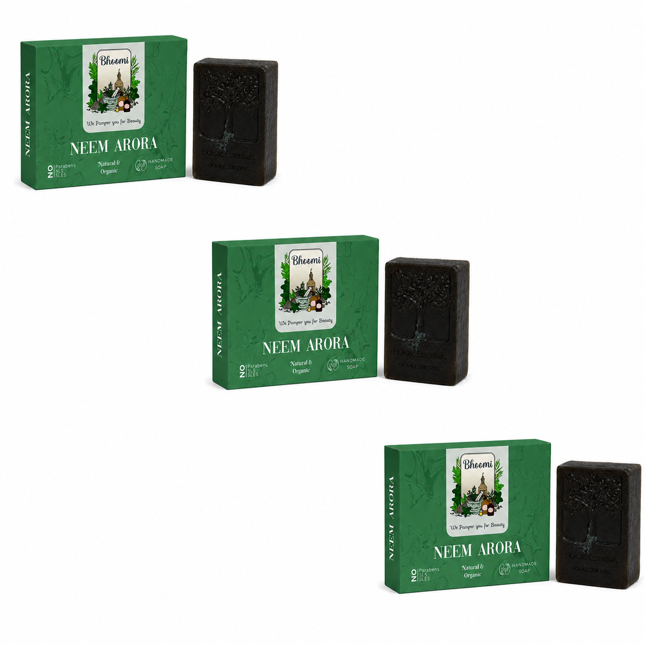 Bhoomi Herbal India Neem Arora Handmade Soap