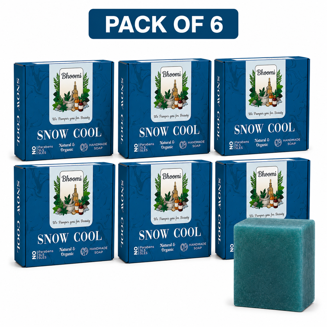 Bhoomi Herbal India Snow Cool Handmade Soap