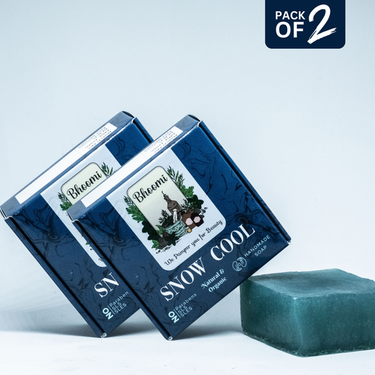 Bhoomi Herbal India Snow Cool Soap Pack of 2