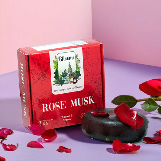 Bhoomi Herbal India Rose Musk Soap